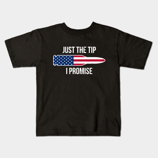 Just the tip I promise t-shirt Kids T-Shirt by RedYolk